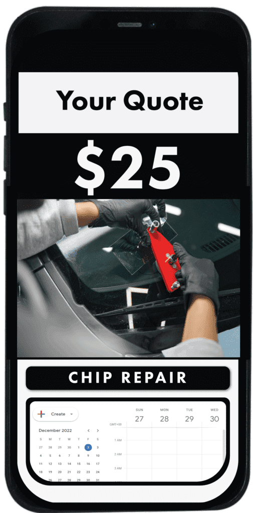 a price example in USA for autoglass chip repair