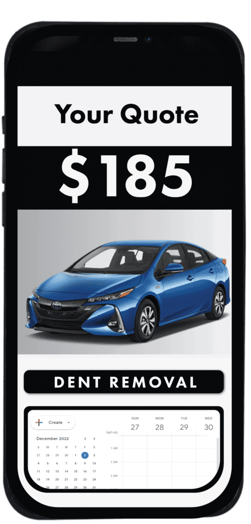 an examples of a price for dent removal in USA